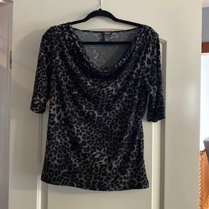 Leopard black and grey